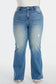 Ultra High-Waist Gradient Bootcut Jeans