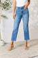 High Waist Straight Jeans