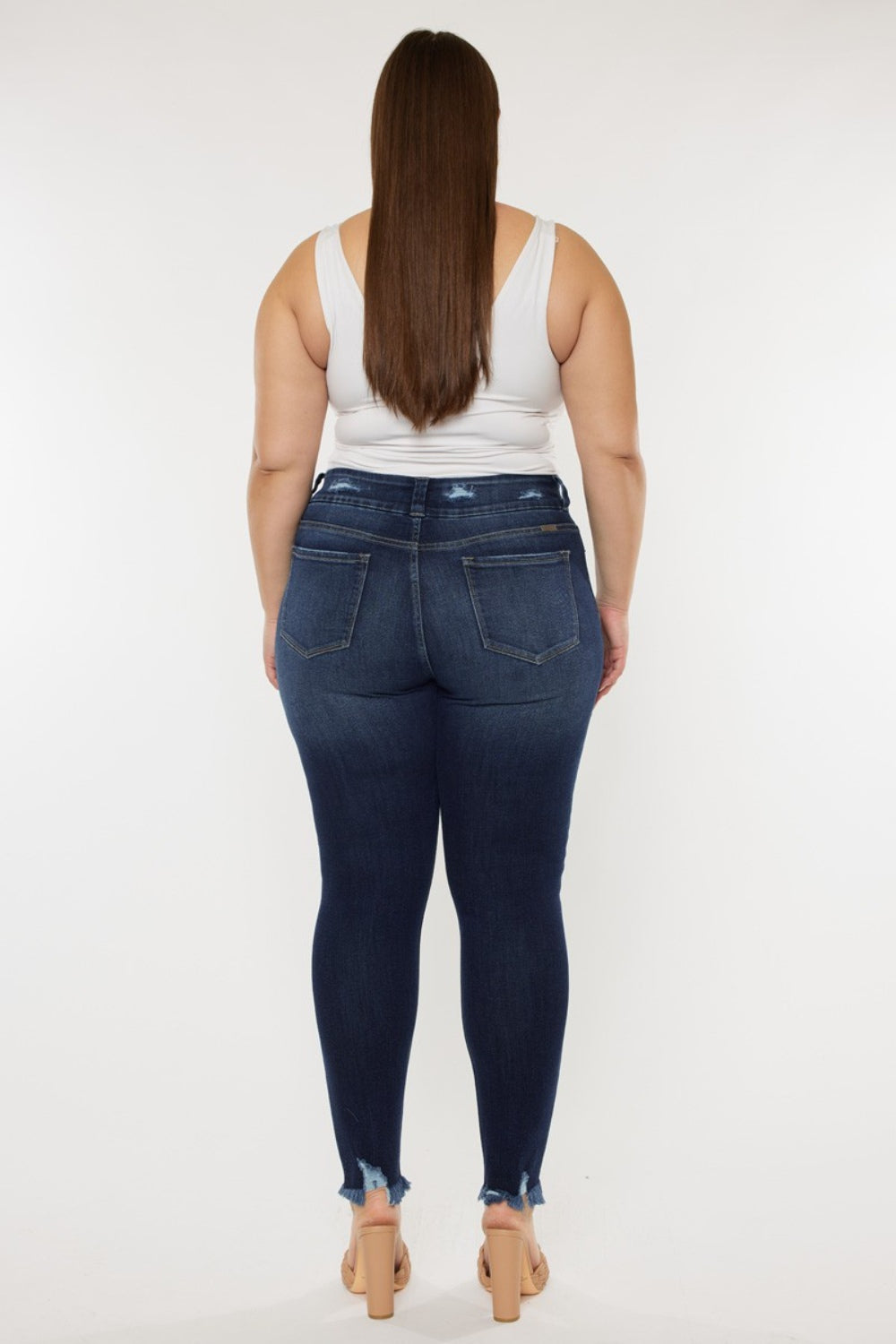 Feline Flair High Waist Jeans