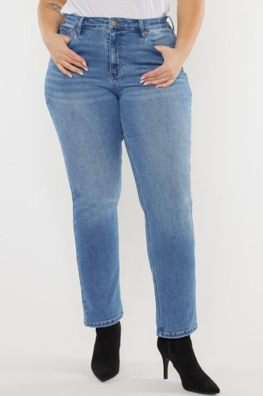 Feline Flair High Waist Jeans