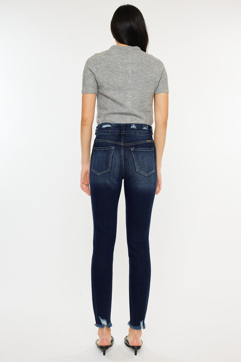 Feline Flair High Waist Jeans