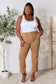 High Waist Straight Jeans with Pockets