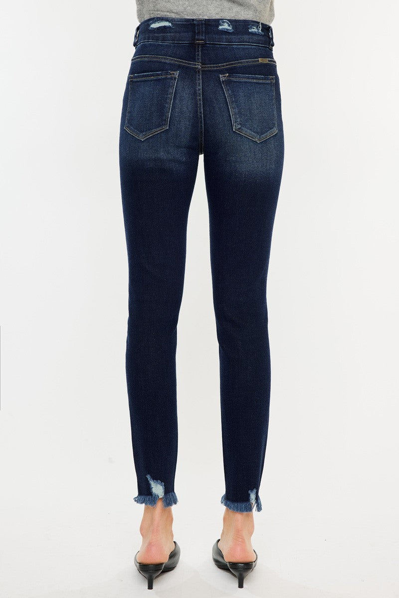 Feline Flair High Waist Jeans