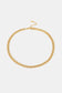 Minimalist 18K Gold Plated Curb Chain Necklace