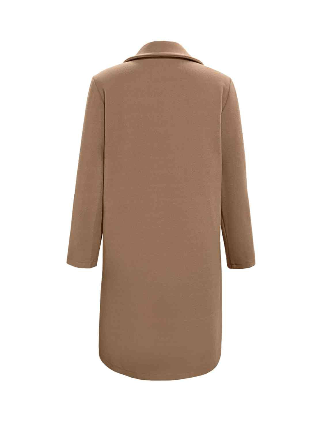 Camel Long Sleeve Coat