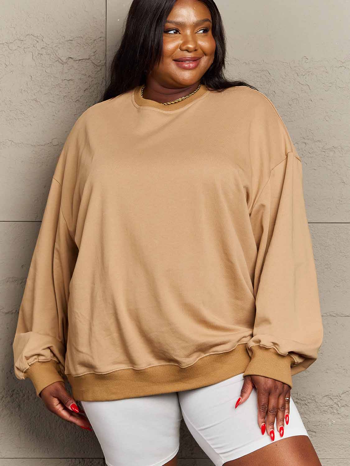 Dropped Shoulder Sweatshirt