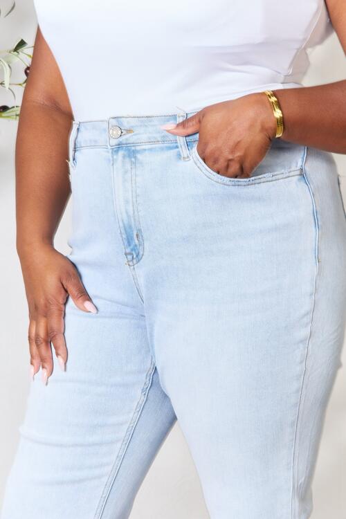 High Waist Straight Jeans